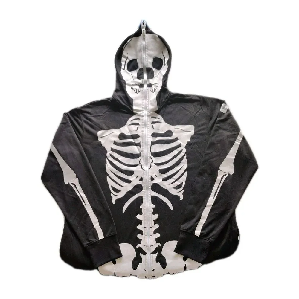 Tipsy Elves XXL Skeleton Full Body Sweatsuit Adult/Unisex Graphic Spooky Theate